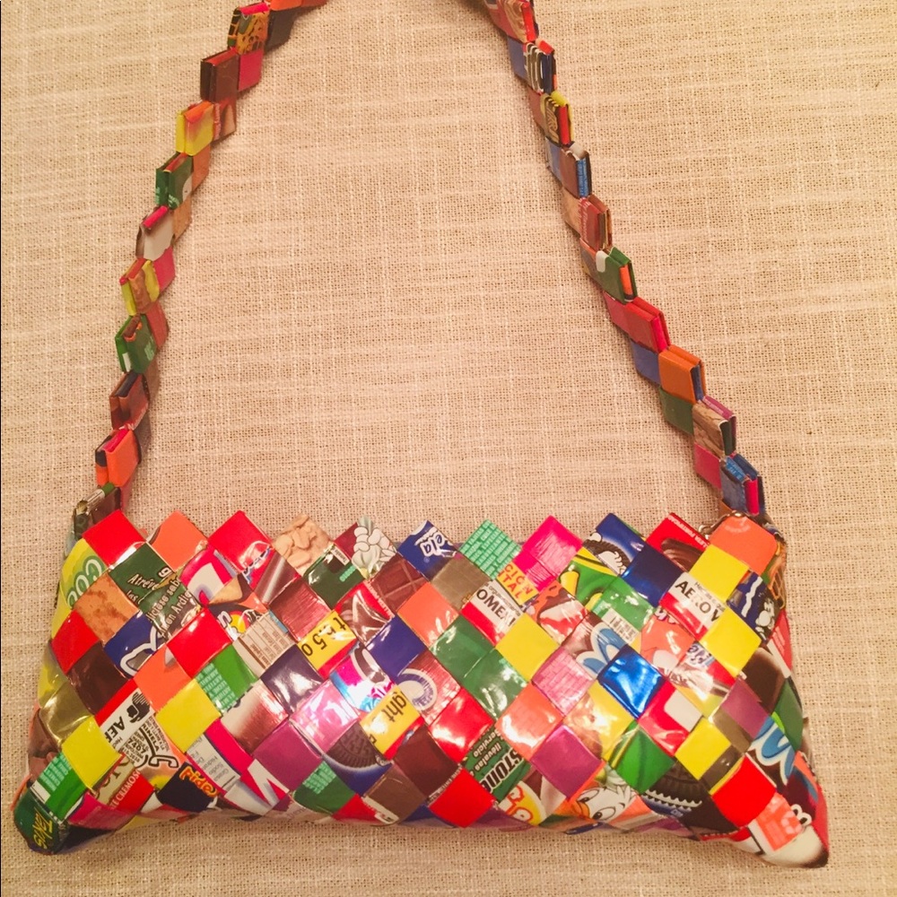 So cute! Candy Wrapper Purse